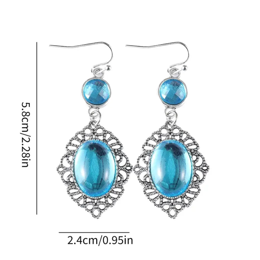 Add That Sparkle – Blue Earrings