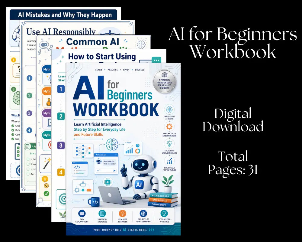 AI for Beginners Workbook - Digital Download