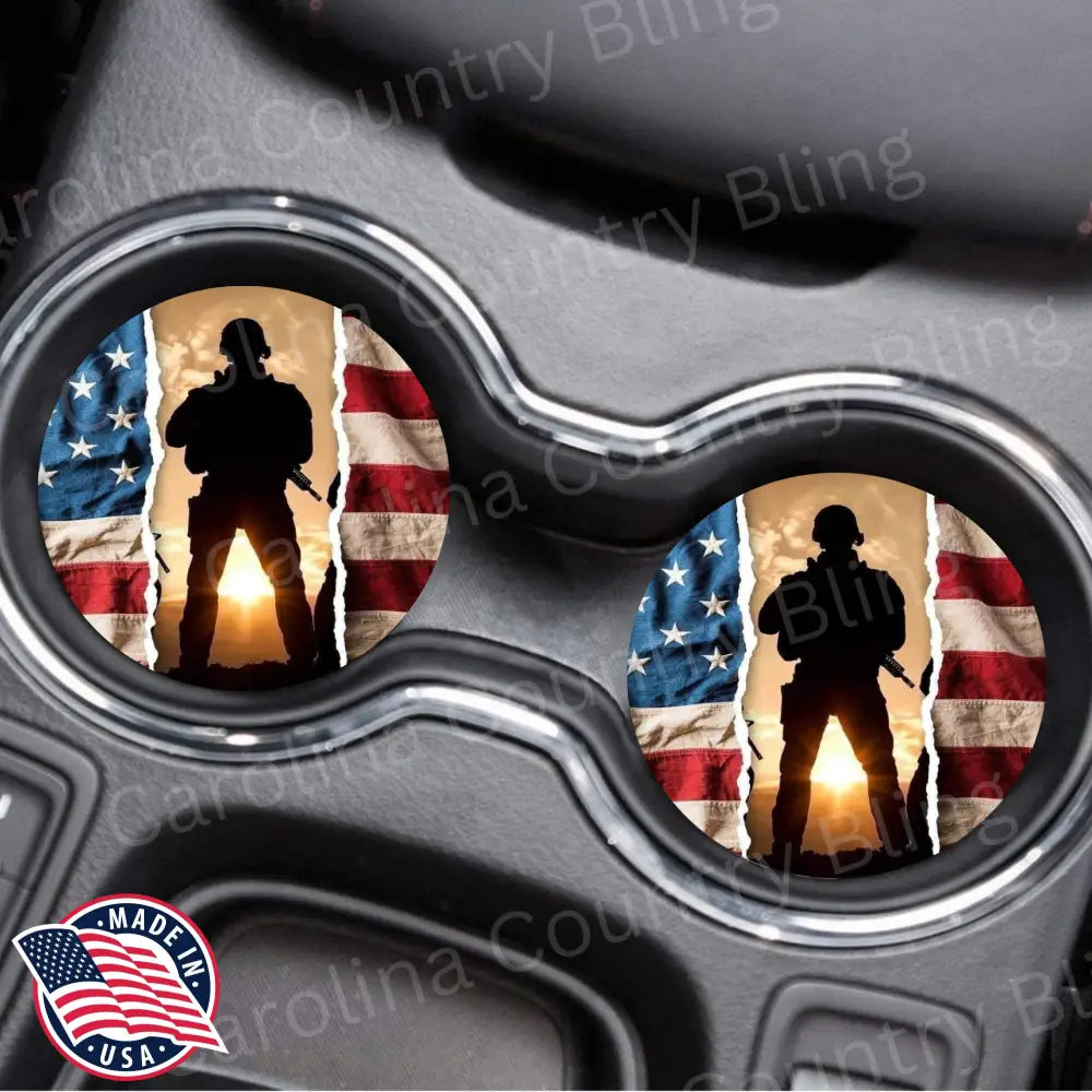 American Solider Multi Car Coaster