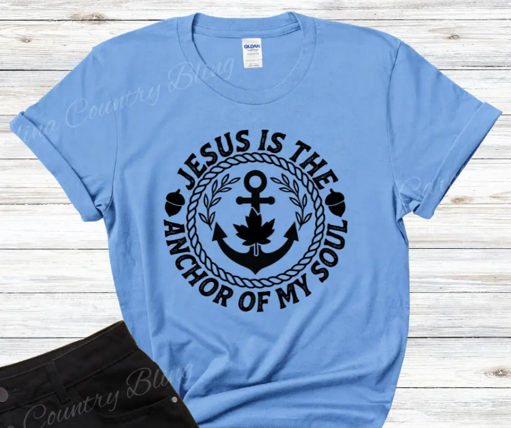 Anchor of My Soul Multi Small / Short / Blue Shirt