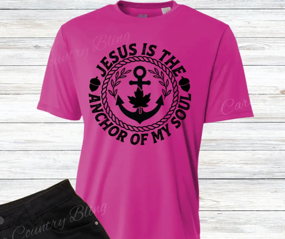 Anchor of My Soul Multi Small / Short / Fuchsia Shirt