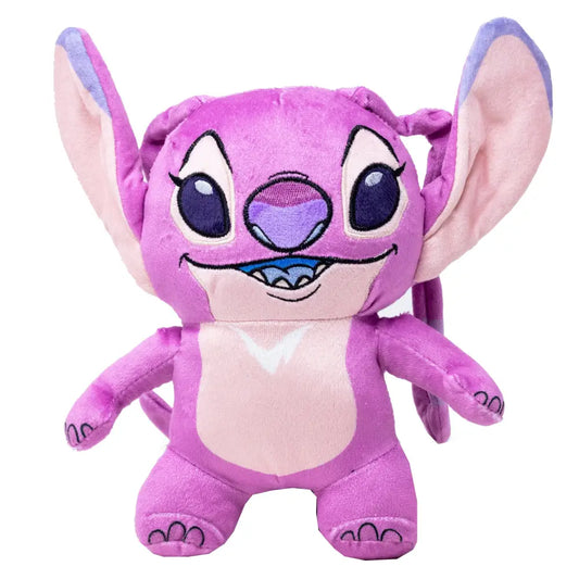 Dog Toy Squeaker Plush - Lilo and Stitch Angel Smiling Full Body Standing Pose Dog Toy Squeaky Plush
