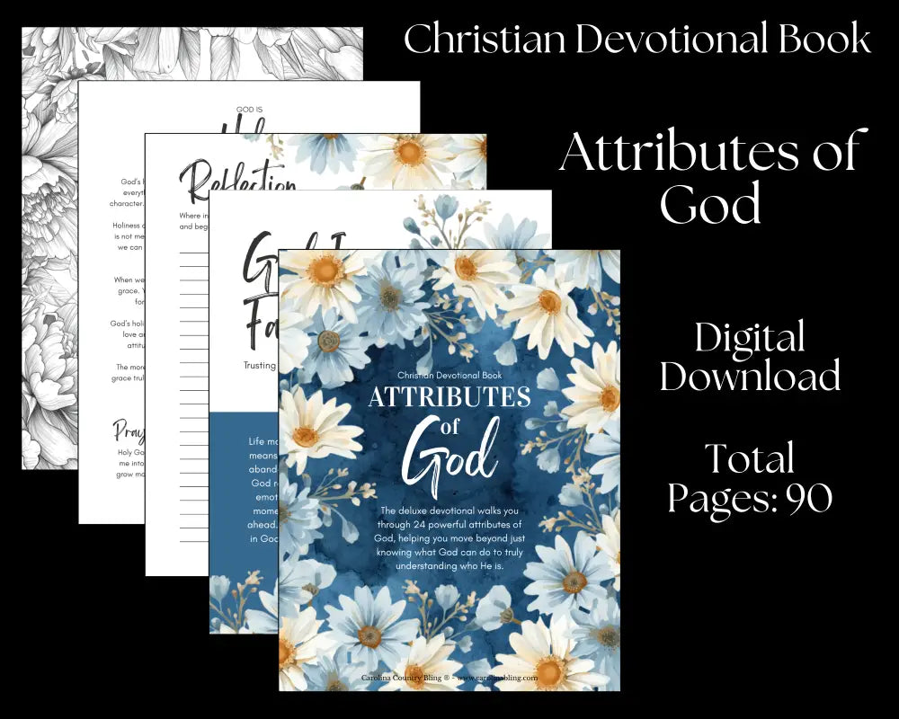 Attributes of God - Christian Devotional Book - Digital Download