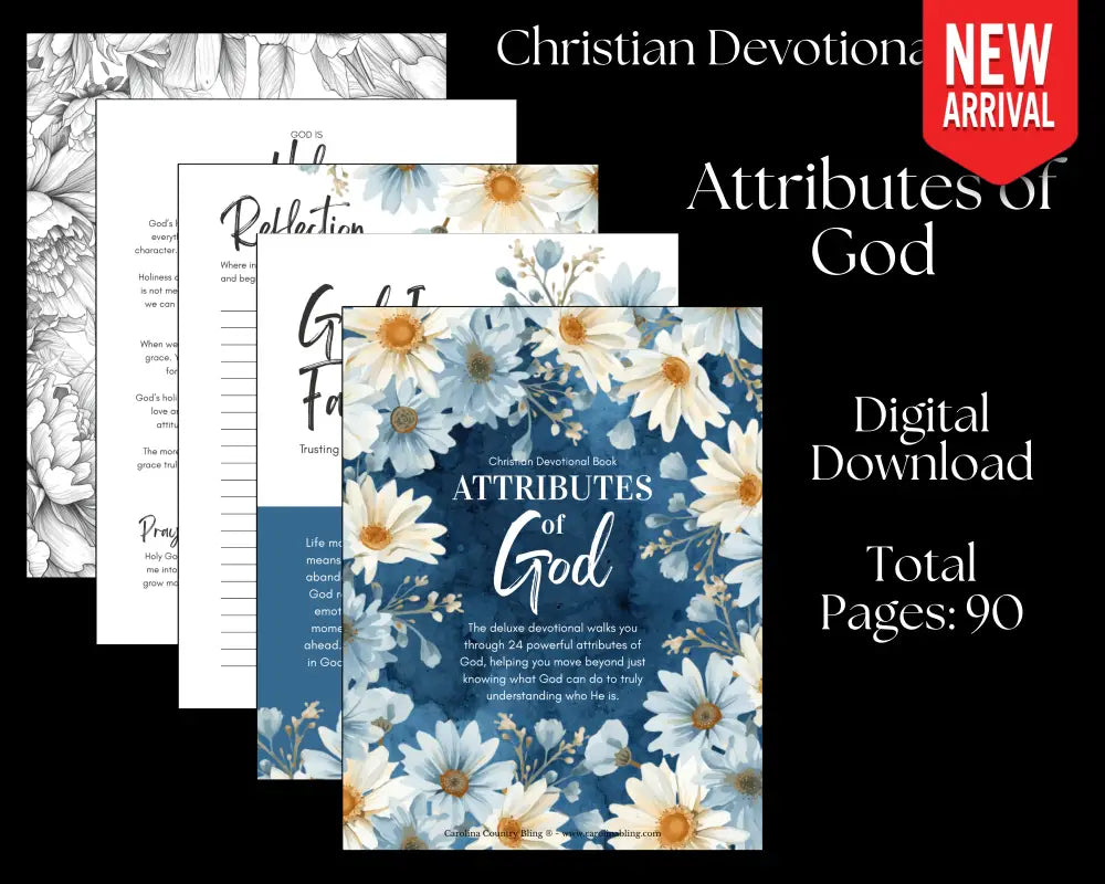 Attributes of God - Christian Devotional Book - Digital Download