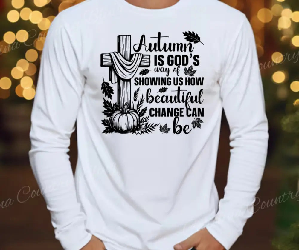 Autumn – Black Small / Long / White Long Shirt