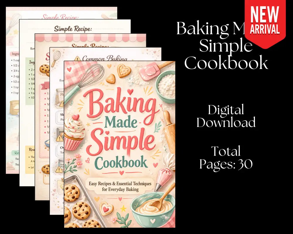 Baking Made Simple Cookbook - Digital Download