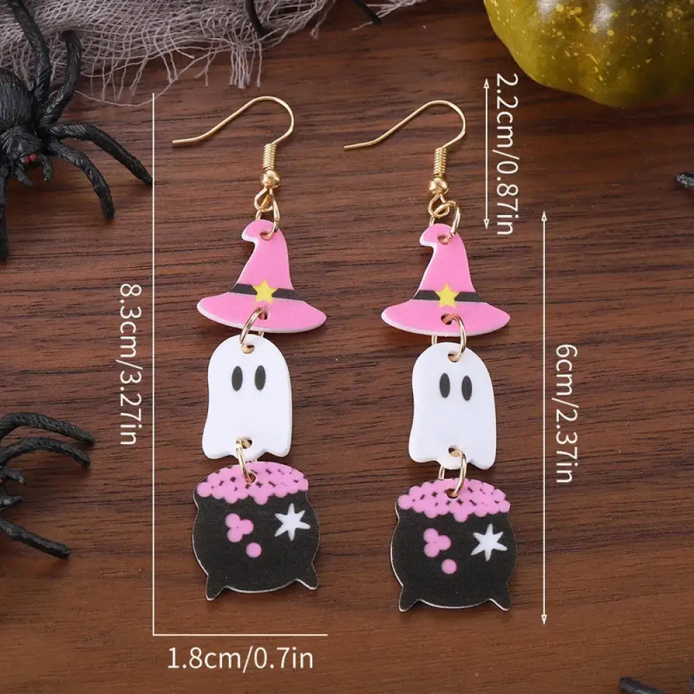 Boo Spell – Pink Earrings