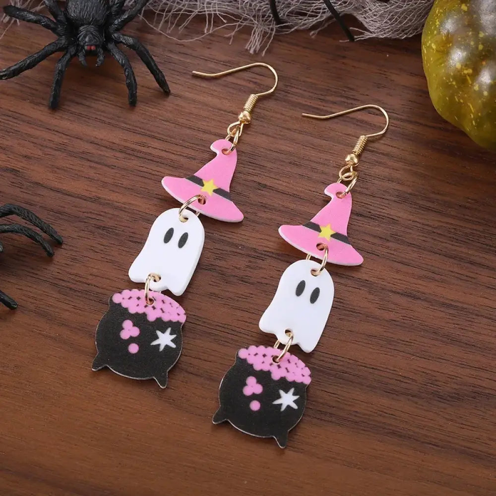 Boo Spell – Pink Earrings