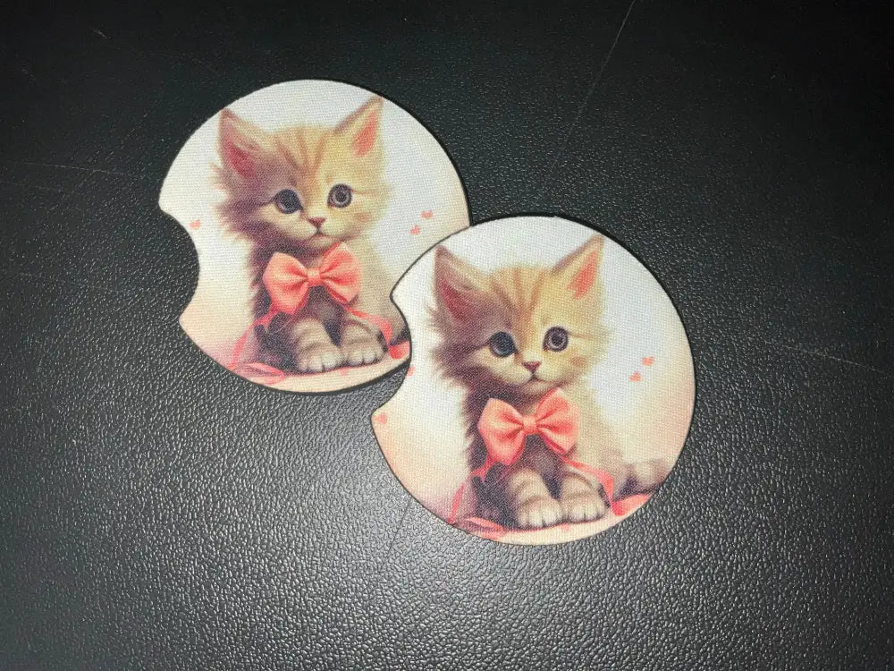 Bow-Tastic – Pink Car Coaster