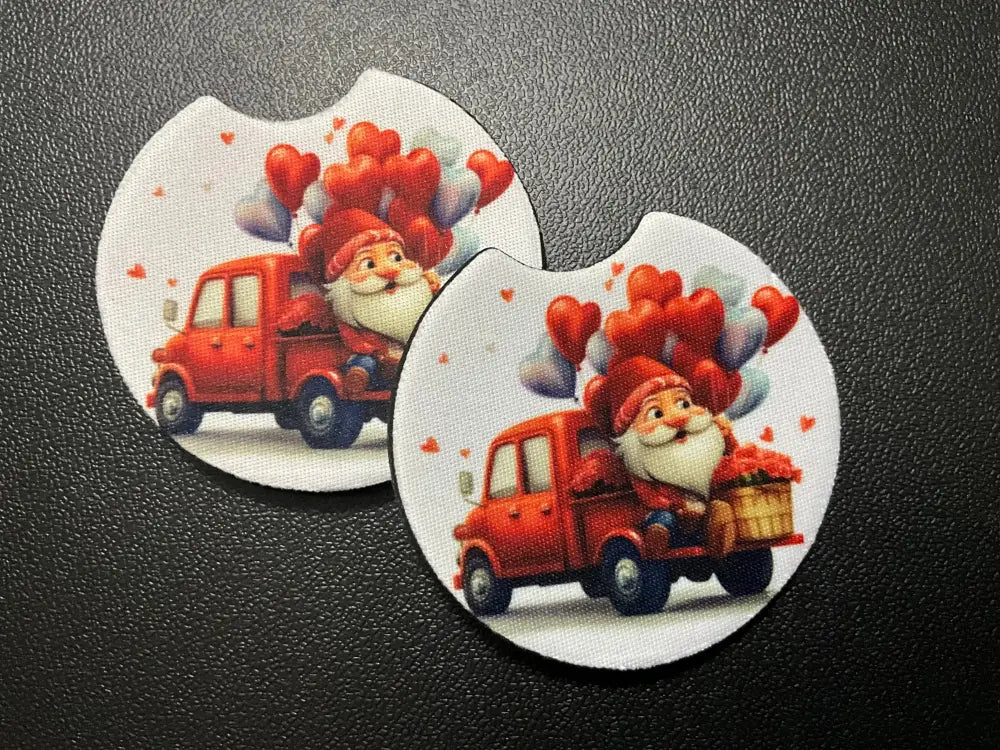 Bringing You Some Love Red Car Coaster