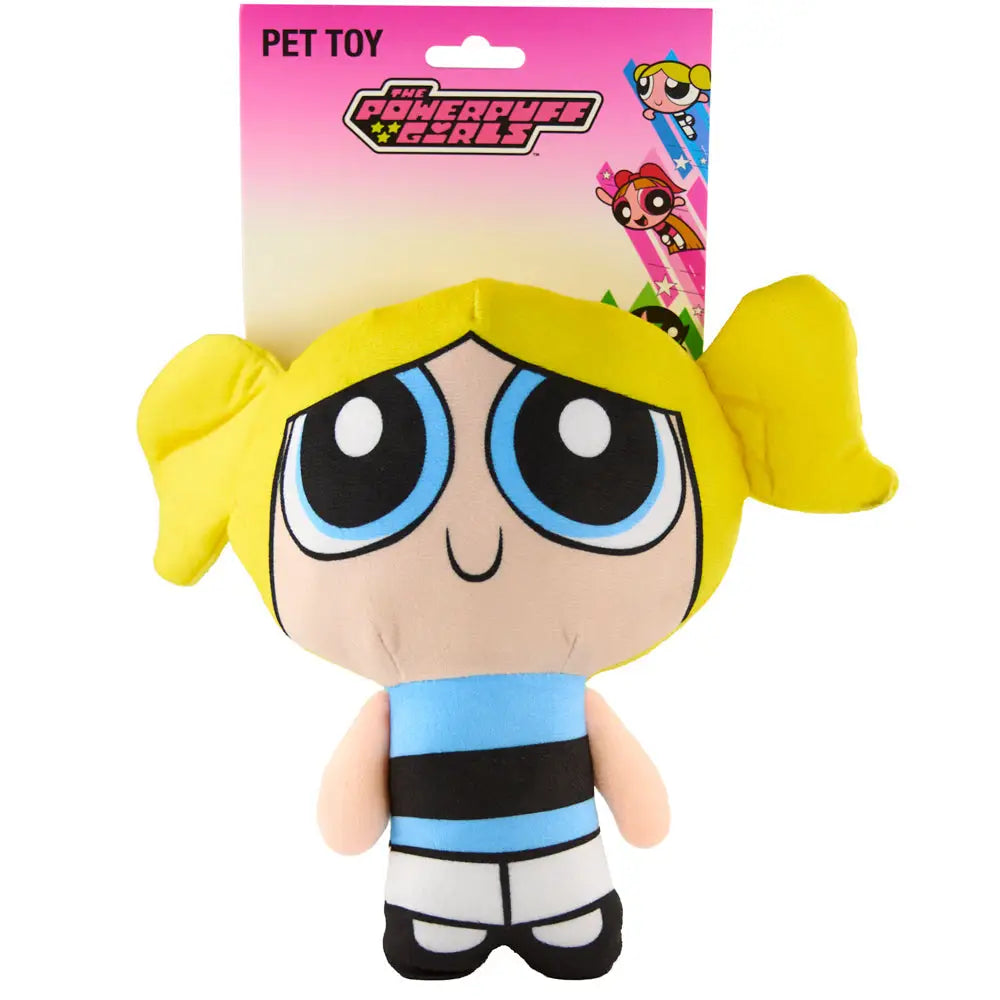 Bubbles - Yellow Dog Toy Squeaky Plush