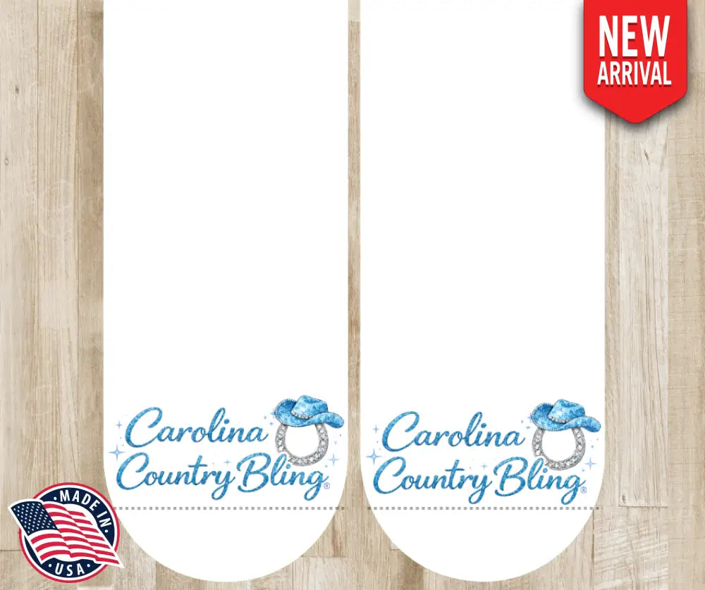 Carolina Country Bling - Blue Socks