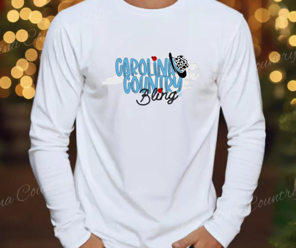 Carolina Country Bling - T-Shirt Small / Long Shirt