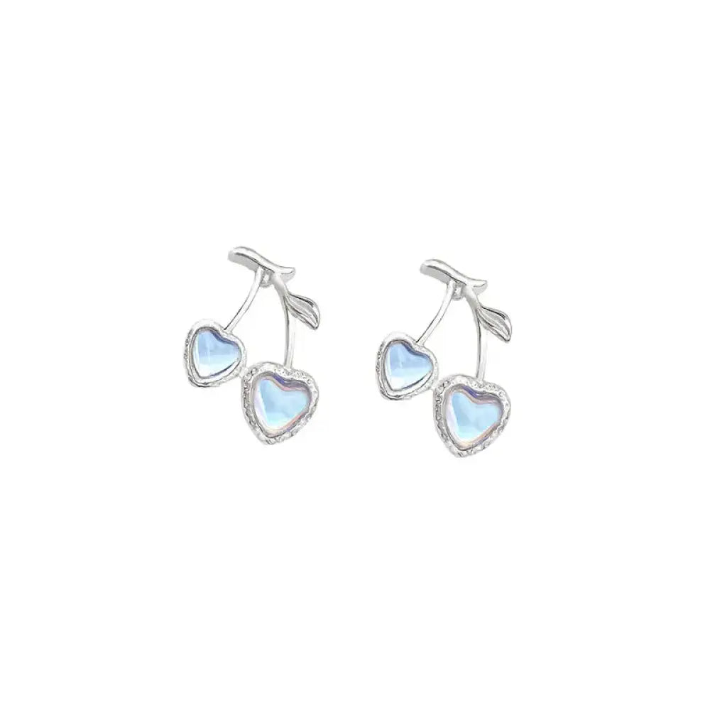 Cherry Bomb Blue Earrings