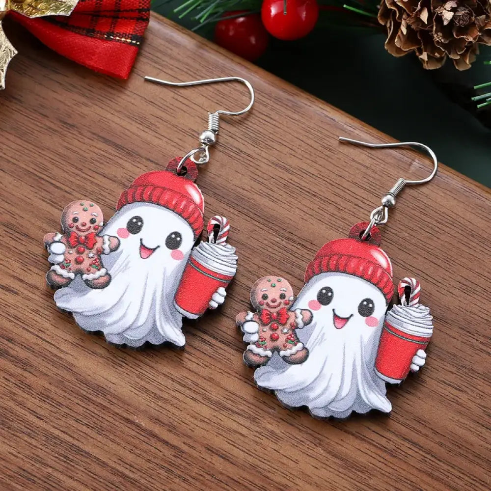 Christmas Boo – Multi Earrings