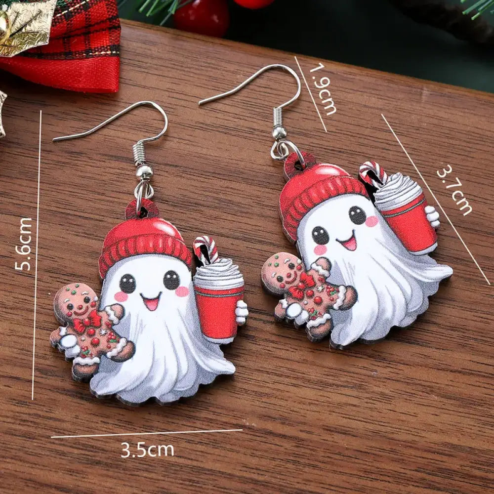 Christmas Boo – Multi Earrings