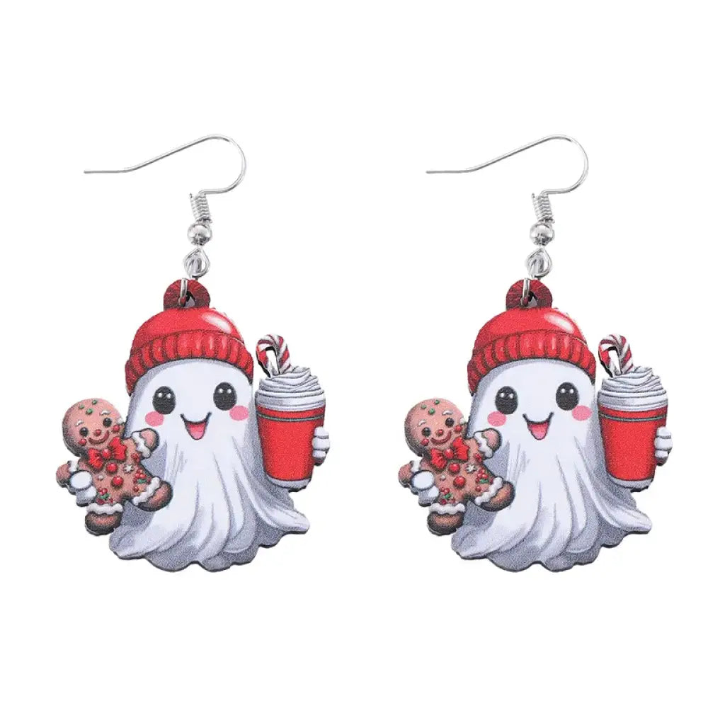 Christmas Boo – Multi Earrings