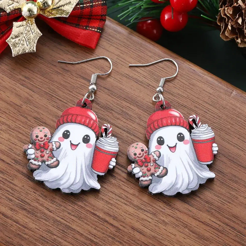 Christmas Boo – Multi Earrings