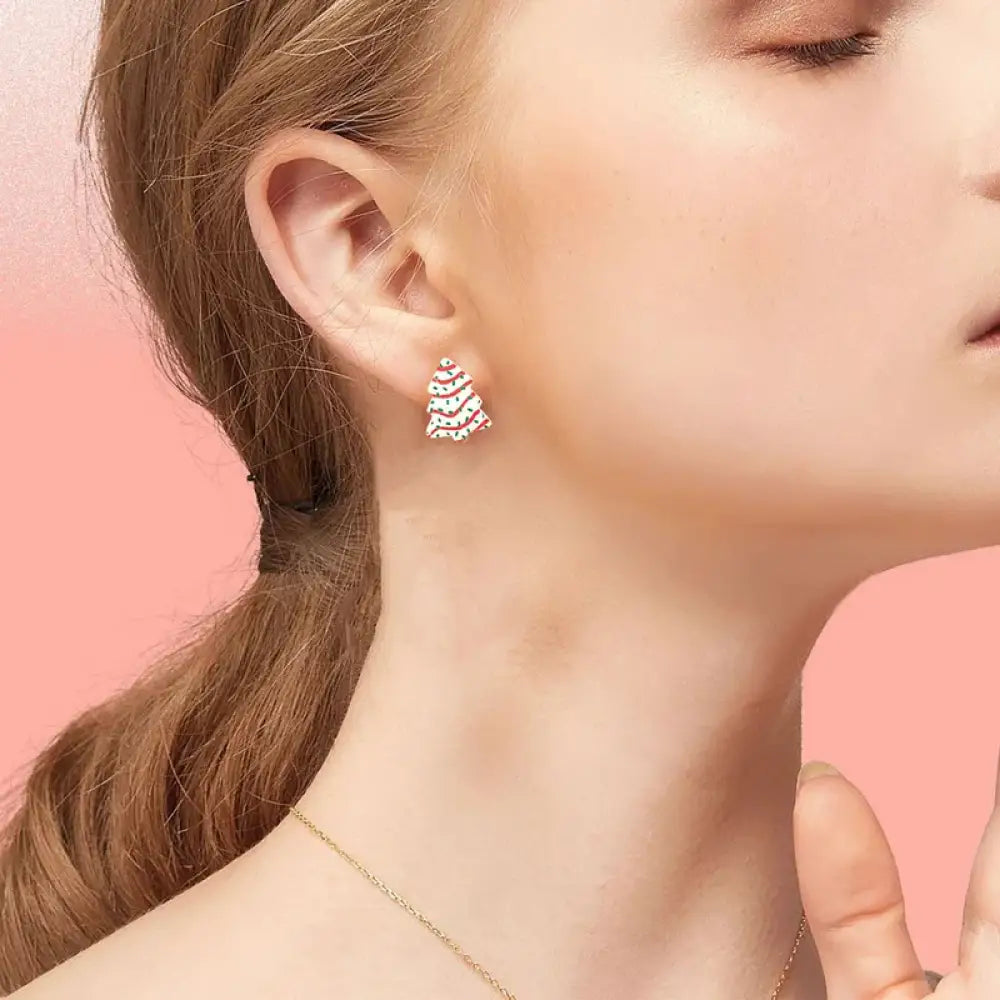 Christmas Cake – Multi Earrings