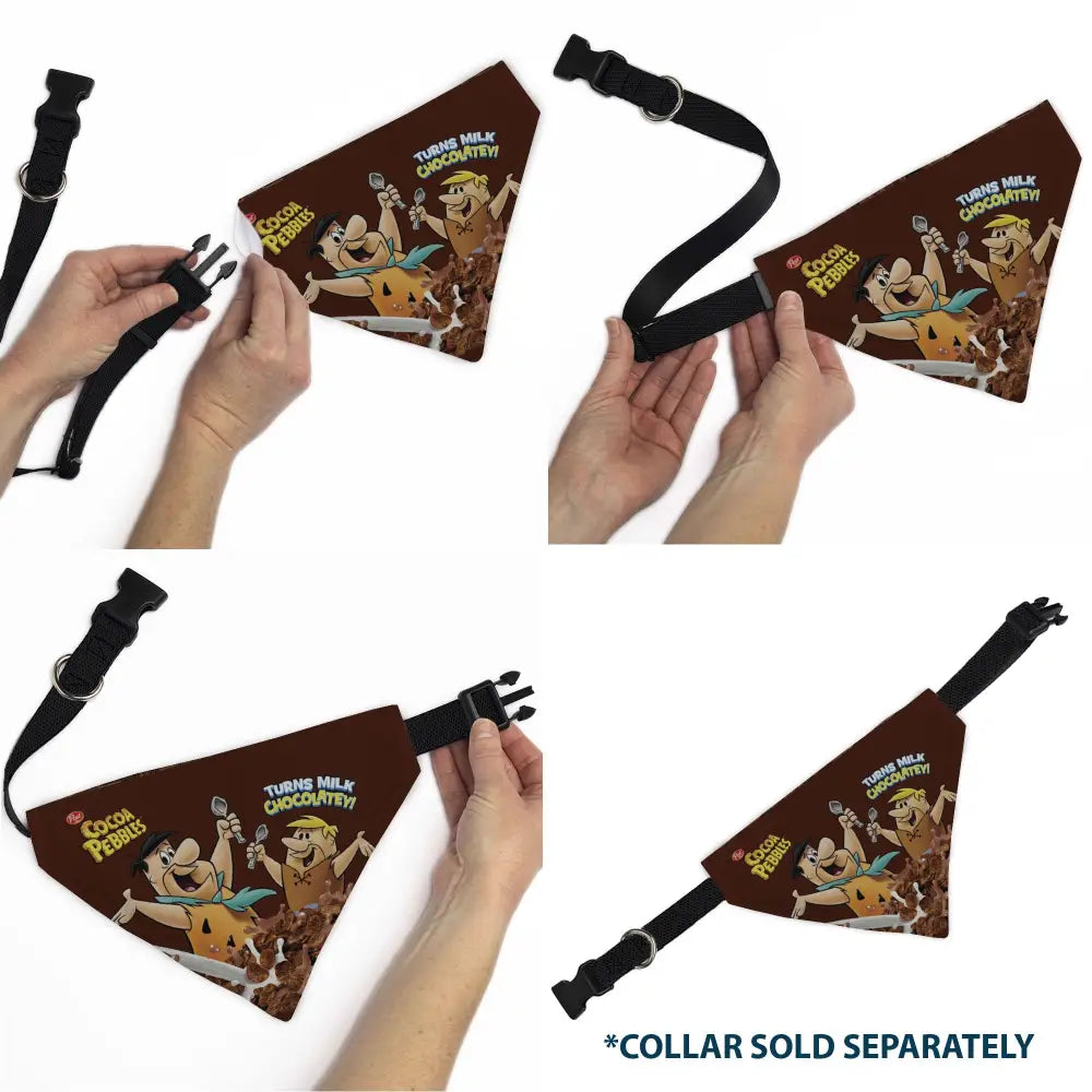 Cocoa Pebbles - Brown Pet Bandanas