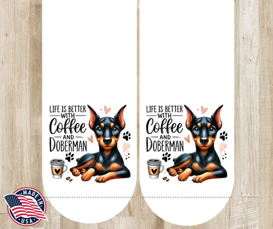 Coffee And Doberman – Multi Socks