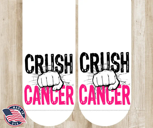 Crush Cancer – Pink Socks