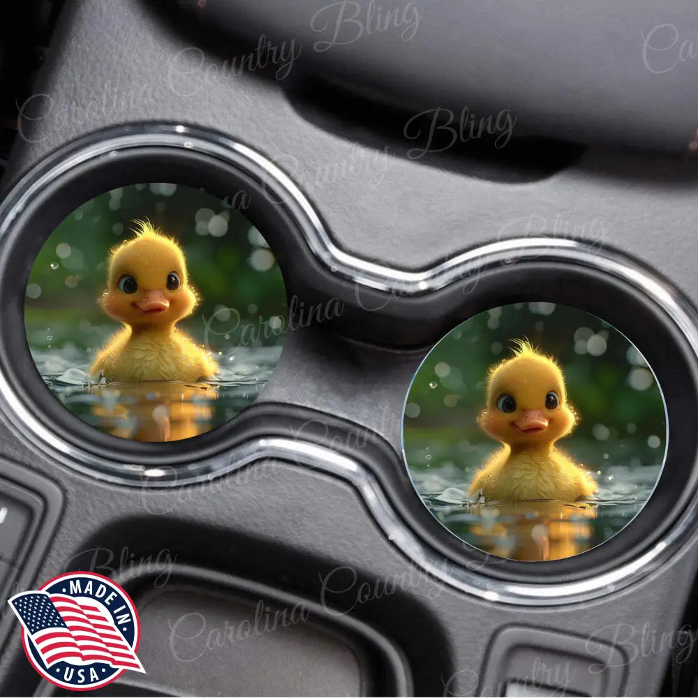 Cuteness – Yellow Car Coaster