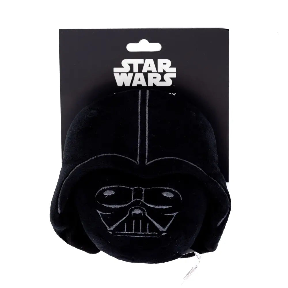 Dog Toy Squeaker Plush - Darth Vader Helmet Black Dog Toy Squeaky Plush
