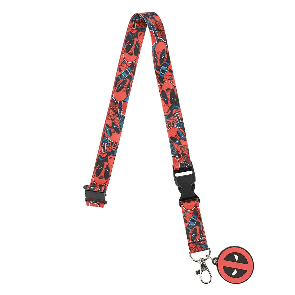 Deadpool Marvel Logo Breakaway Lanyard Lanyards