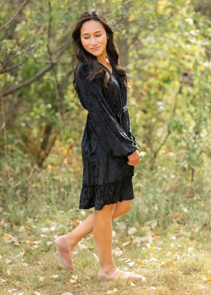 Diana Velvet Midi Dress - FINAL SALE IC Dresses