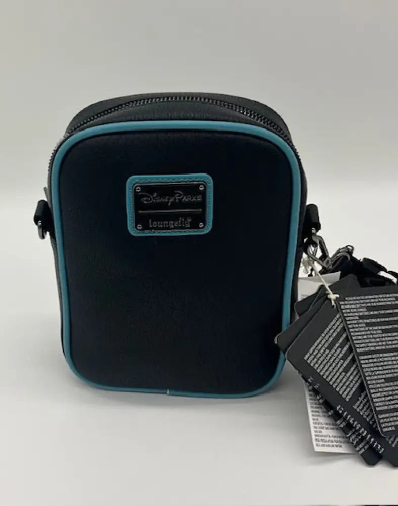 Enter the Grid - Blue Crossbody Bags