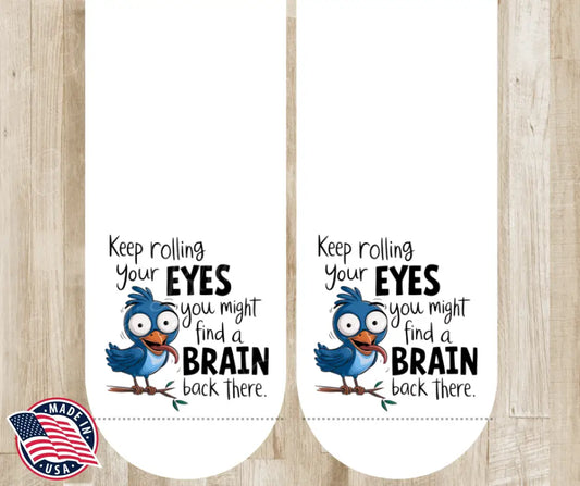 Eye Roll – White Socks