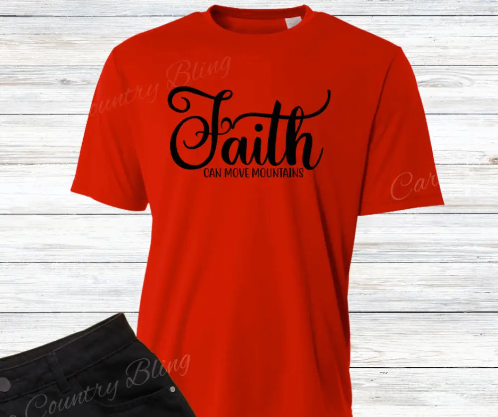 Faith – Multi Small / Short / Red Shirt