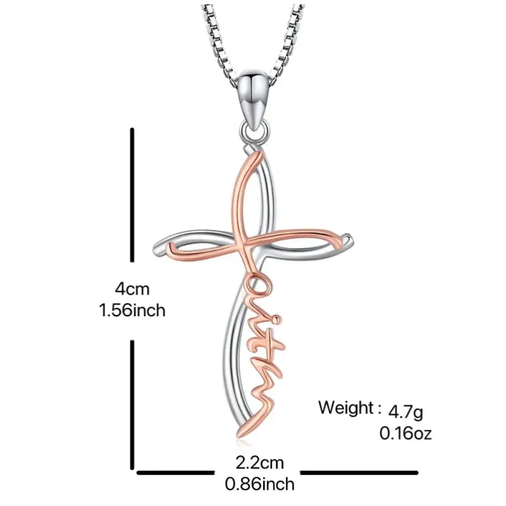 Faith – Silver Necklace