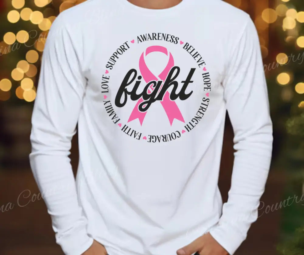 Fight – White Small / Long Shirt
