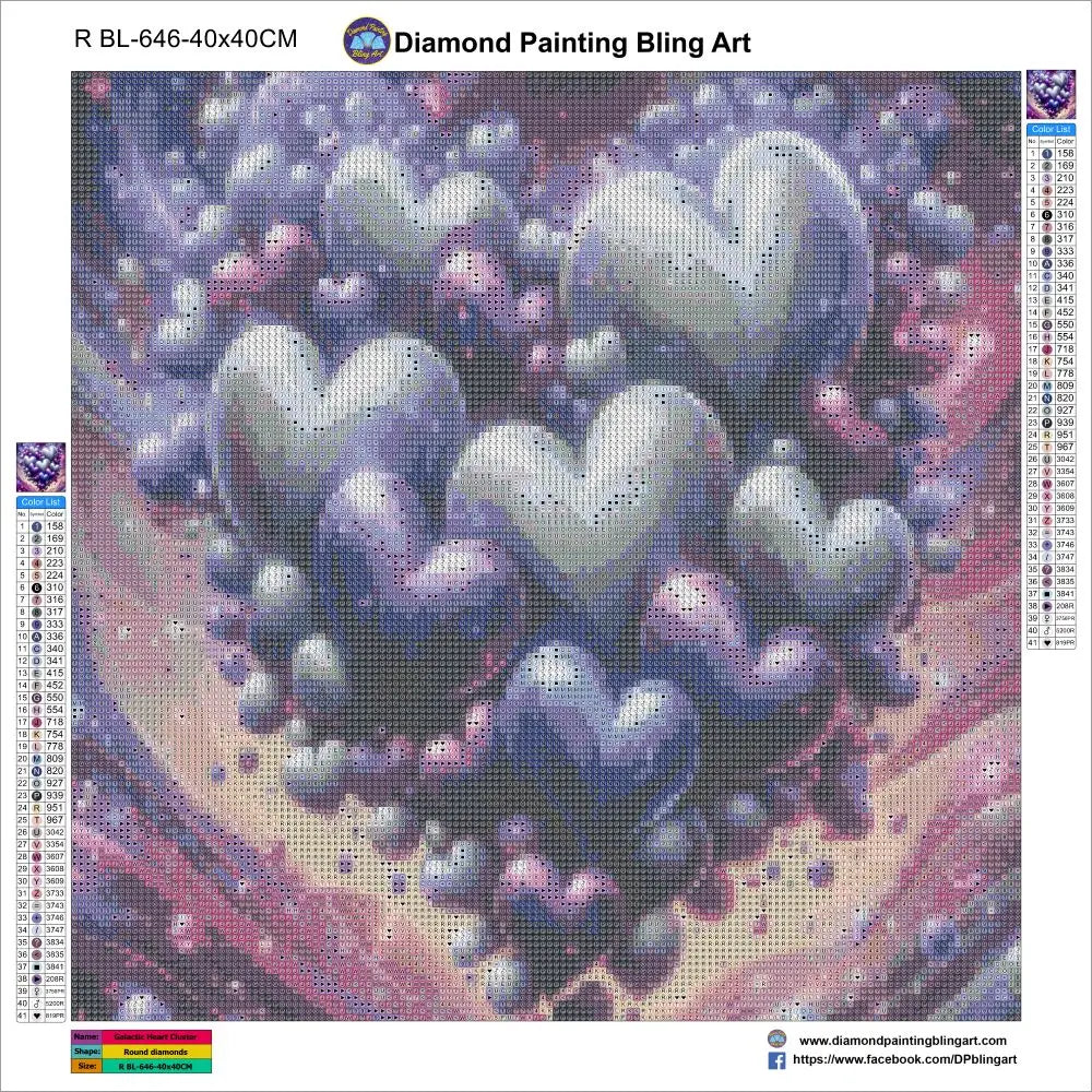 Galactic Heart Cluster - Art & Craft Kits