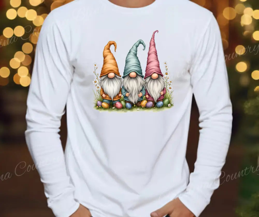 Gnomes of Spring – Multi Small / Long Shirt