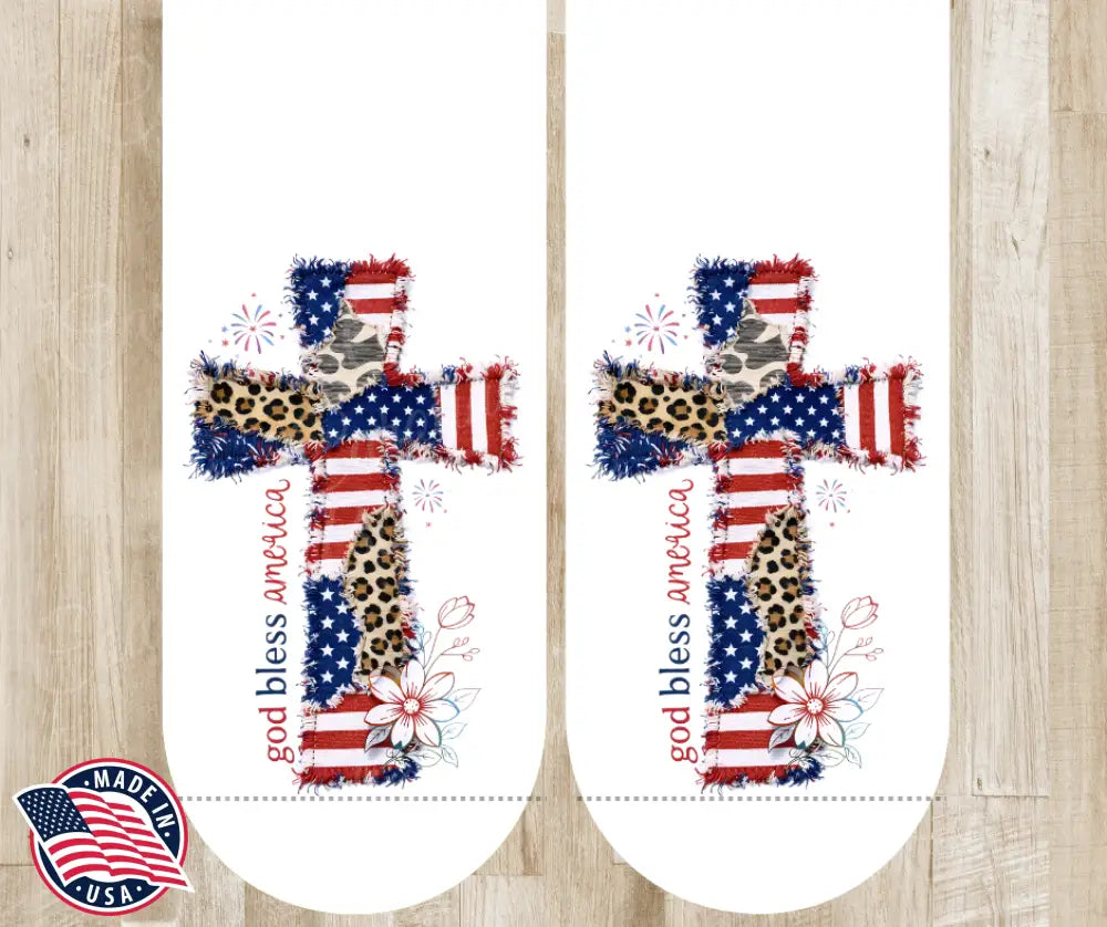 God Bless America - Multi - Socks