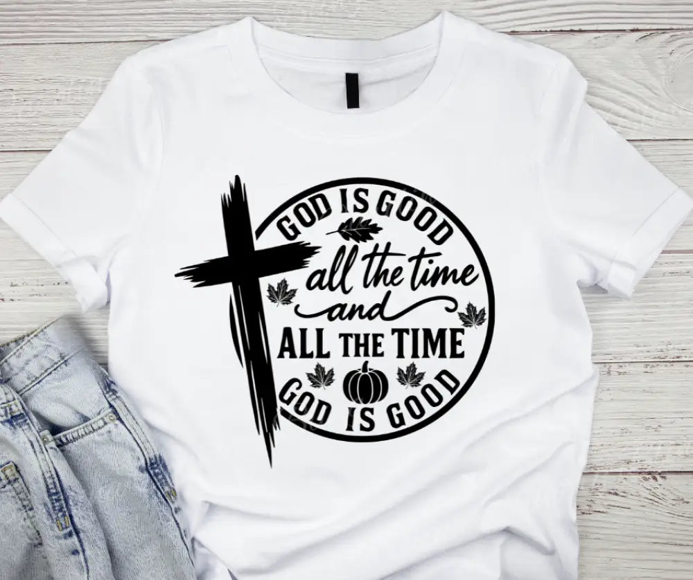 God Is Good – Multi Small / Short / White Shirt Shirt