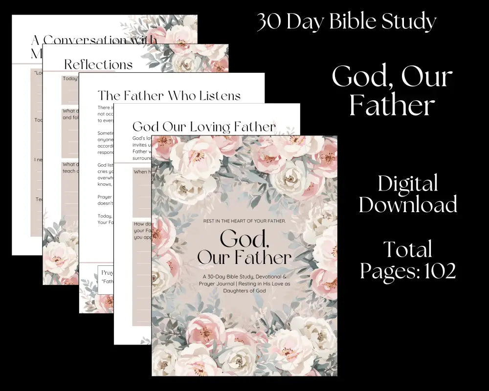 God Our Father - 30 Day Bible Study - Digital Download