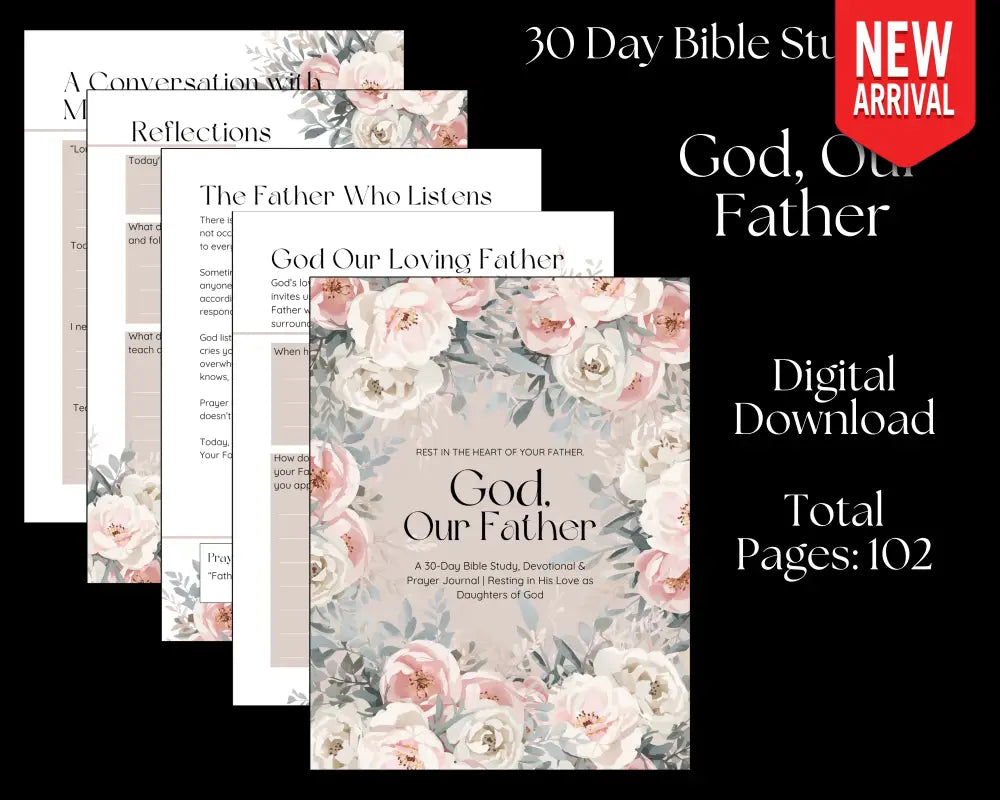 God Our Father - 30 Day Bible Study - Digital Download