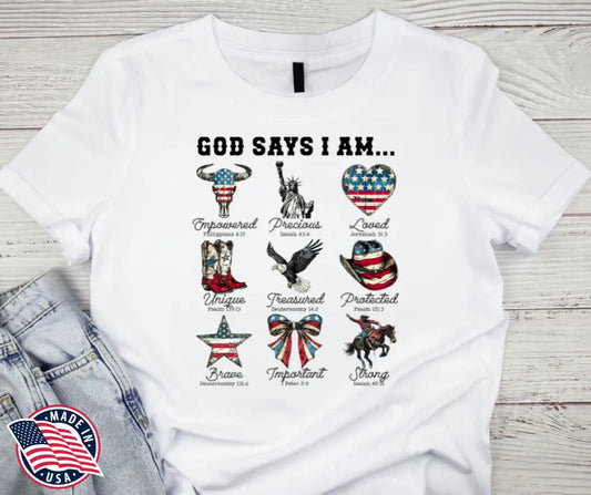 God Says – Multi Shirt