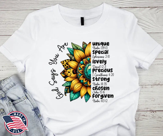 God Says You Are – Multi Shirt