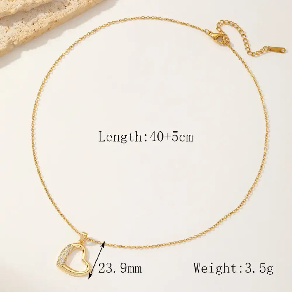 Golden Love – Gold Necklace