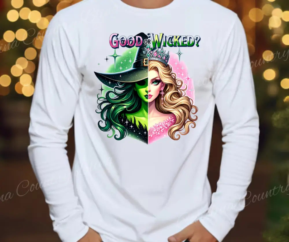 Good Or Wicked – White Small / Long Shirt