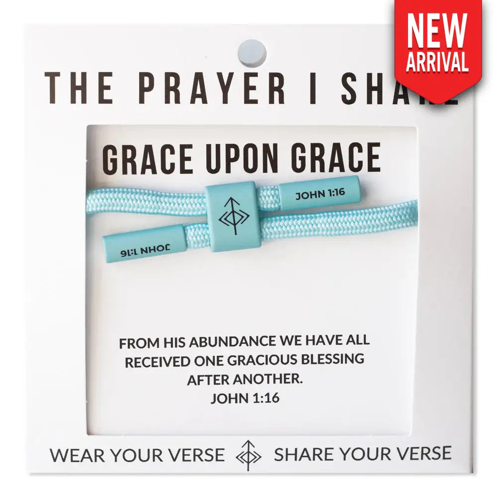 Grace Upon Grace John 1:16 bracelet