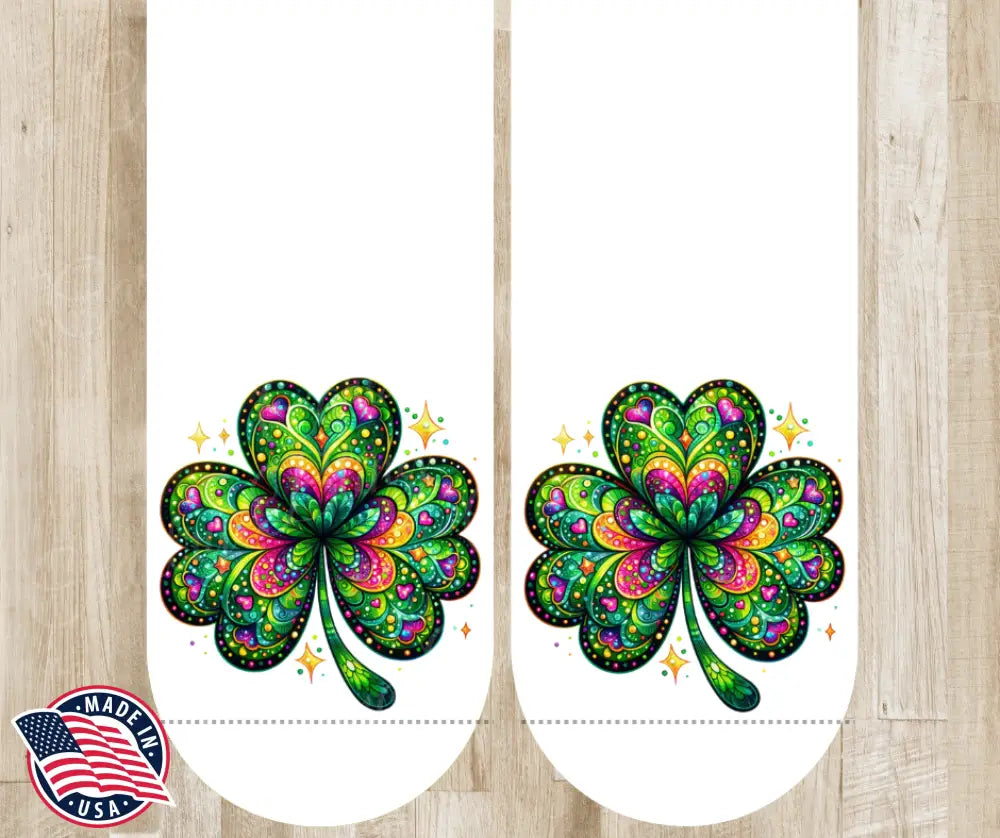 Groovy Luck – White Socks