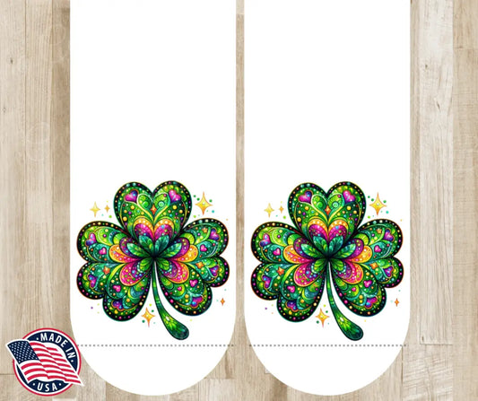 Groovy Luck – White Socks