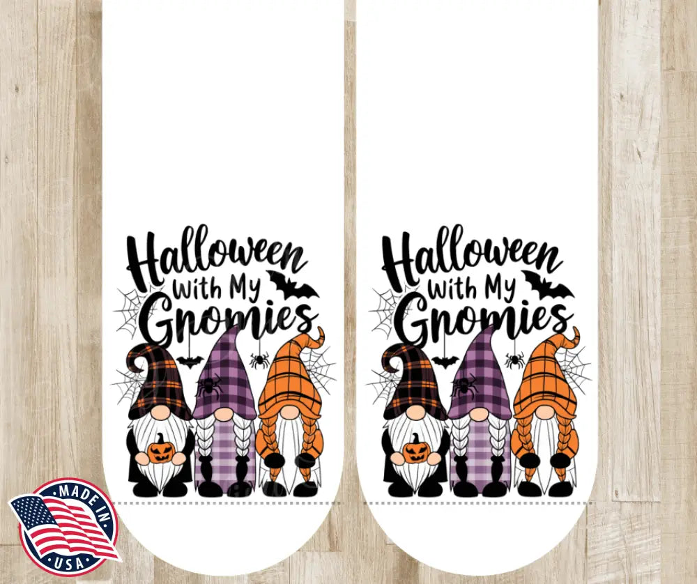 Halloween with My Gnomies Multi Socks