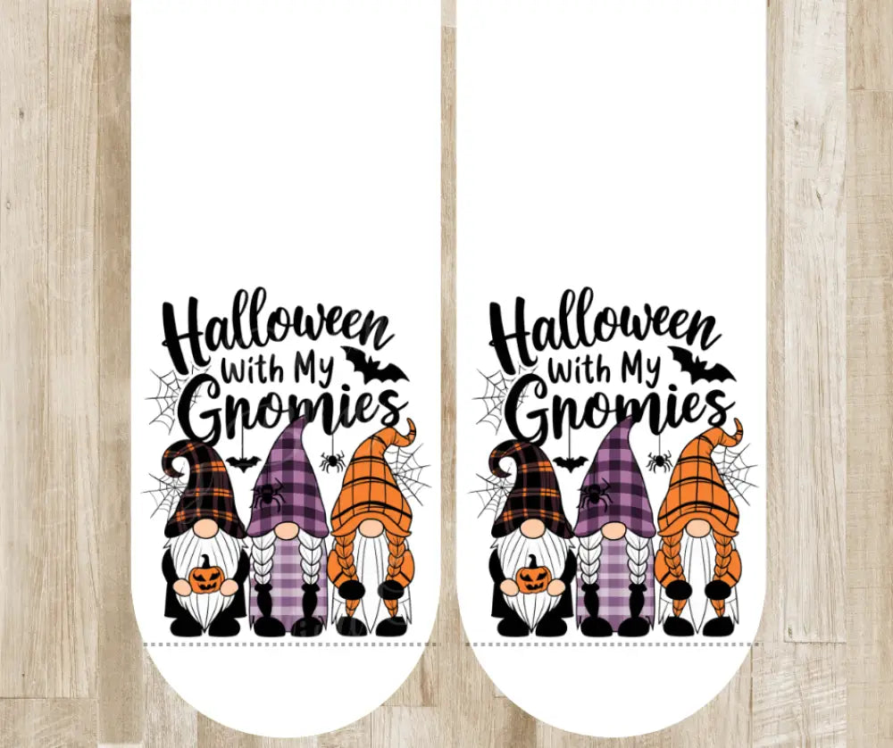 Halloween with My Gnomies Multi Socks